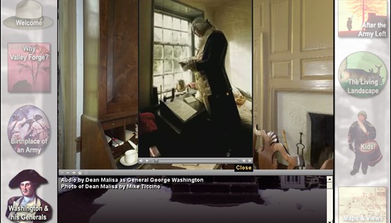 Valley Forge National Historic Park Interactive Tour